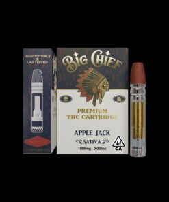 Big Chief Apple Jack – Premium Hybrid Vape Cartridge (1G)
