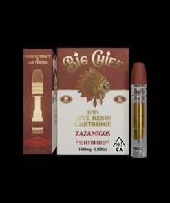 Big Chief Zazamigos – 1 g Live Resin THC Cartridge
