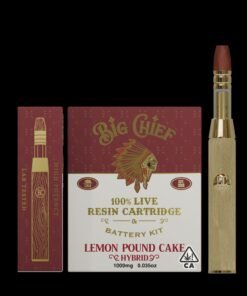 Big Chief Lemon Pound Cake 1 g THC Cartridge: