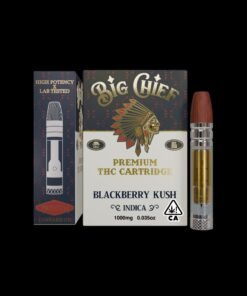 Big Chief Blackberry Kush – Premium Indica Vape Cartridge (1G)