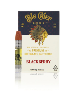 Big Chief THC Cartridge 1G – Blackberry Kush