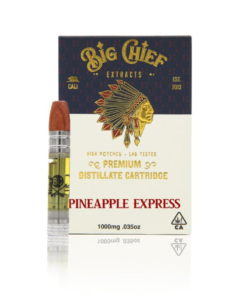 Big Chief THC Cartridge 1G – Pineapple Express