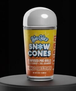 Big Chief Mango Freeze Pop – Snow Cone 5-Pack Infused Pre-Rolls