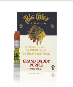 Big Chief THC Cartridge 1G – GrandDaddyPurple