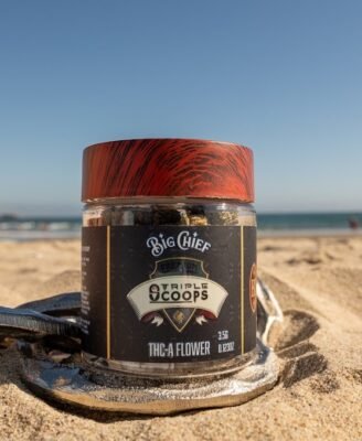 Big Chief Triple Scoops – THCA Flower Jar (3.5g)