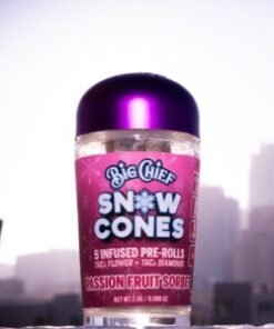 Big Chief Passion Fruit Sorbet – Snow Cone 5-Pack Infused Pre-Rolls
